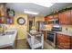 Modern kitchen with stainless steel appliances and a kitchen island at 12413 Stowe Acres Dr, Charlotte, NC 28262