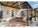 Outdoor patio with table and chairs, perfect for dining al fresco at 12413 Stowe Acres Dr, Charlotte, NC 28262