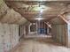 Unfinished bonus room offering ample storage space at 129 Burning Ln, Stony Point, NC 28678