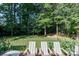 Spacious backyard with lush greenery and trees at 1561 Cureton Ct, Rock Hill, SC 29732