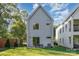 Private backyard with patio and grill area, perfect for outdoor entertaining at 4147 Merlane Dr, Charlotte, NC 28206