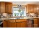 Kitchen boasts granite countertops and a double sink at 4298 Maiden Hwy, Lincolnton, NC 28092