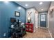 Home office with desk, computer, and ample storage at 4298 Maiden Hwy, Lincolnton, NC 28092