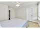 Bright bedroom with a double bed and an ensuite bathroom at 16404 Grassy Creek Dr, Huntersville, NC 28078