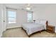 Cozy bedroom with ceiling fan and neutral decor at 16404 Grassy Creek Dr, Huntersville, NC 28078