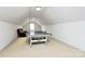Bonus room with ping pong table and comfy couch at 16404 Grassy Creek Dr, Huntersville, NC 28078