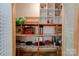 Well-organized pantry with ample shelving for storage at 2224 Taylor Rd, Shelby, NC 28152