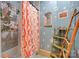 Bathroom with patterned shower curtain and tile surround at 2224 Taylor Rd, Shelby, NC 28152