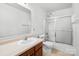 Bathroom with tub/shower combo and vanity at 2318 Sweet Flag Ct, Charlotte, NC 28262