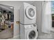 Convenient laundry room with stackable washer and dryer at 325 Mayflower Ave, Cramerton, NC 28032