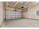 Unfinished garage with automatic garage door opener at 183 Sugar Hill Rd, Troutman, NC 28166