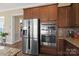 Modern stainless steel appliances are featured in this kitchen at 171 Chimney Rock Ct, Denver, NC 28037