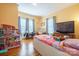 bedroom with twin bed, toys, and a TV at 402 W 7Th St, Newton, NC 28658