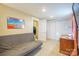 Cozy bedroom featuring a futon, built-in closet, and workspace at 402 W 7Th St, Newton, NC 28658