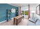 Home office with built-in shelving and large window at 4356 Bronze Blvd, Sherrills Ford, NC 28673