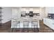 Modern kitchen with an island and stainless steel appliances at 4356 Bronze Blvd, Sherrills Ford, NC 28673