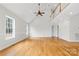 Spacious great room with hardwood floors and vaulted ceiling at 207 Dunnbrook Dr, Salisbury, NC 28146