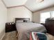 Spacious bedroom with king-size bed, and ceiling fan at 5425 Creekwood Dr, Salisbury, NC 28147
