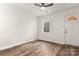 Bright bedroom with hardwood floors and a window at 647 Simpson St, Rock Hill, SC 29730