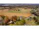 Aerial view showing home's location in a rural setting at 6650 Long Branch Rd, Salisbury, NC 28147