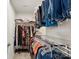 Large walk-in closet with ample shelving and hanging space for clothes at 2016 Tupelo Grove Ln, Gastonia, NC 28054