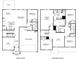 Two-story home floor plan, 5 bedrooms, 3 baths, 2 car garage at 122 Satchel Ct, Troutman, NC 28115