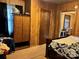 Bedroom with double bed, dresser, and a closet at 210 Lincoln St, Albemarle, NC 28001