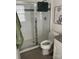 Bathroom with shower/tub combo, tile flooring, and a modern design at 2436 Mariners Cove Ln # 67, Denver, NC 28037