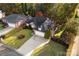 Aerial view showcasing home's curb appeal and surrounding landscape at 1982 Wexford Ct, Gastonia, NC 28054