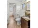 Bathroom with toilet, sink, and vanity at 4501 Taylorsville Hwy, Statesville, NC 28625