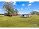 Large backyard with detached workshop and shed at 4501 Taylorsville Hwy, Statesville, NC 28625