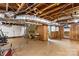 Spacious unfinished basement offering workshop and storage areas at 4501 Taylorsville Hwy, Statesville, NC 28625