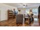 Relaxing living room featuring hardwood floors and ample natural light at 1442 Cypress Loop, Newton, NC 28658