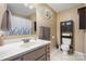 Clean bathroom with shower/tub combo and vanity at 1155 Counselor Dr, Newton, NC 28658