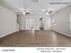 Large living room with hardwood floors and high ceilings at 204 Lake George Dr, Shelby, NC 28152