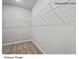 Spacious primary closet with wire shelving at 204 Lake George Dr, Shelby, NC 28152