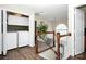 Convenient laundry room with washer, dryer, and upper cabinets at 1846 Colin Creek Ln, Charlotte, NC 28214