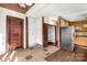 Kitchen features wood cabinets, an island, and stainless steel appliances at 307 Kings Mountain St, Clover, SC 29710