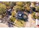 Aerial view of the house and surrounding neighborhood at 307 Kings Mountain St, Clover, SC 29710