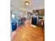Open kitchen with island seating and a breakfast bar at 940 Devil Track Rd, Taylorsville, NC 28681