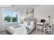 Cozy bedroom with a full-size bed and a workspace at 116 Meadow View Dr, Statesville, NC 28677