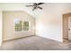 Bright bedroom with carpeted floors and a large window at 9036 Bradstreet Commons Way, Charlotte, NC 28215