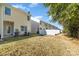 Spacious backyard with a privacy fence and grassy area at 9036 Bradstreet Commons Way, Charlotte, NC 28215