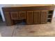 Unfinished wood kitchen cabinets at 495 Carver St, Kannapolis, NC 28083