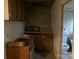 Unfinished kitchen with double sink at 495 Carver St, Kannapolis, NC 28083
