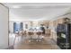 Modern kitchen with an island and breakfast bar, open to the dining area at 210 Sailwinds Rd, Mooresville, NC 28115