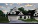 Luxury home exterior featuring a two-car garage at 519 Winding Way # 5, Belmont, NC 28012