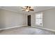 Bright bedroom with neutral walls, ceiling fan and wood-look floors at 1830 Ebenezer Rd, Rock Hill, SC 29732