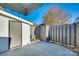 Private patio with storage shed and fenced yard at 1830 Ebenezer Rd, Rock Hill, SC 29732
