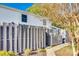 Exterior view showing a grey fence and walkway at 1830 Ebenezer Rd, Rock Hill, SC 29732